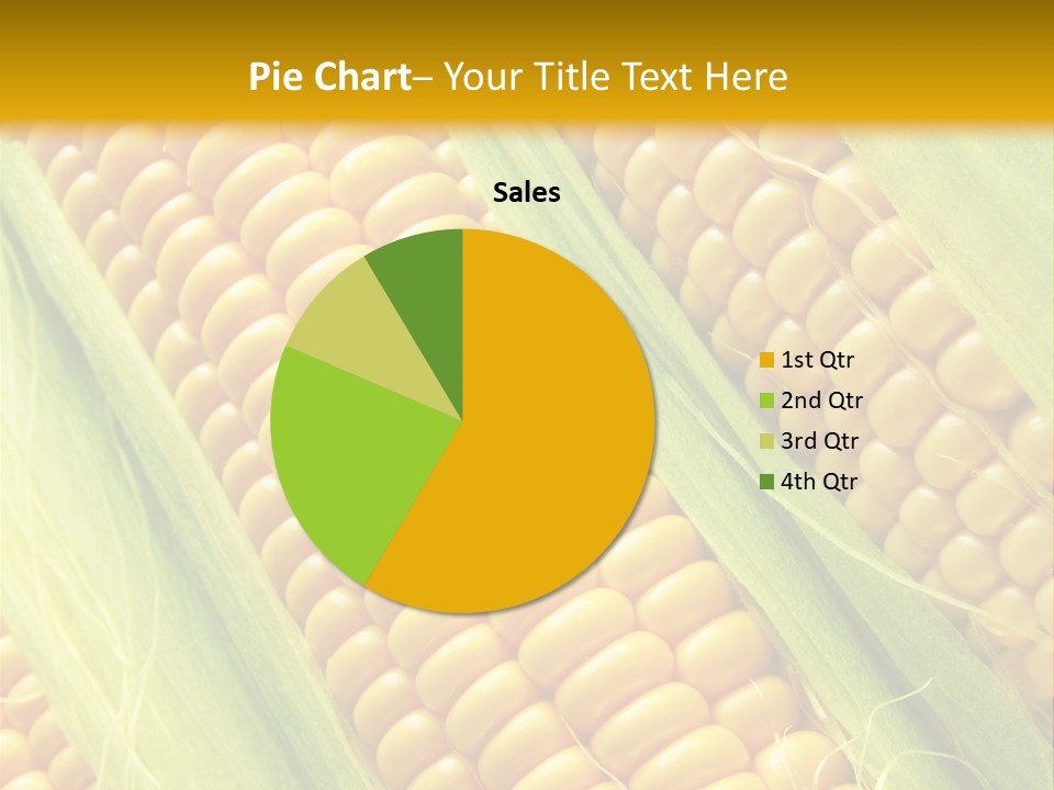 Imagem De Milho PowerPoint Template