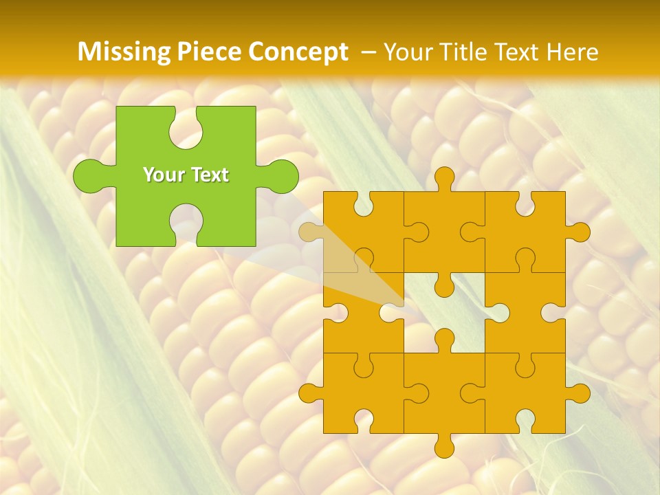 Imagem De Milho PowerPoint Template