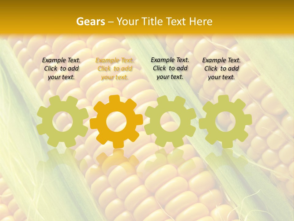 Imagem De Milho PowerPoint Template