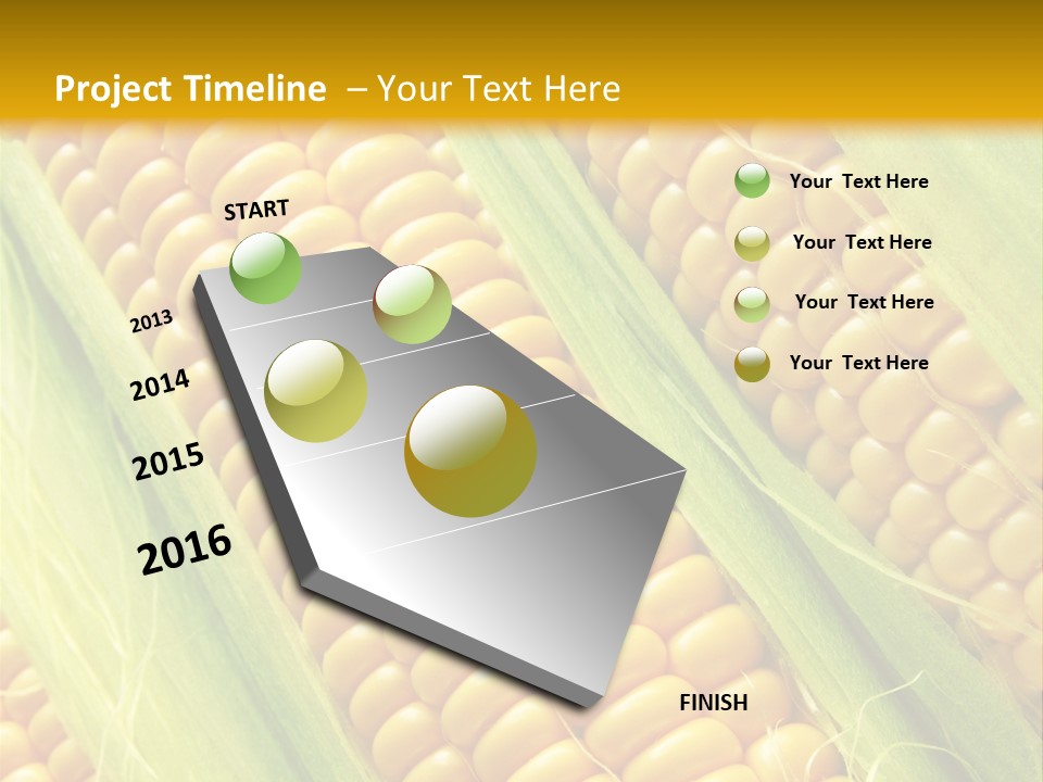 Imagem De Milho PowerPoint Template