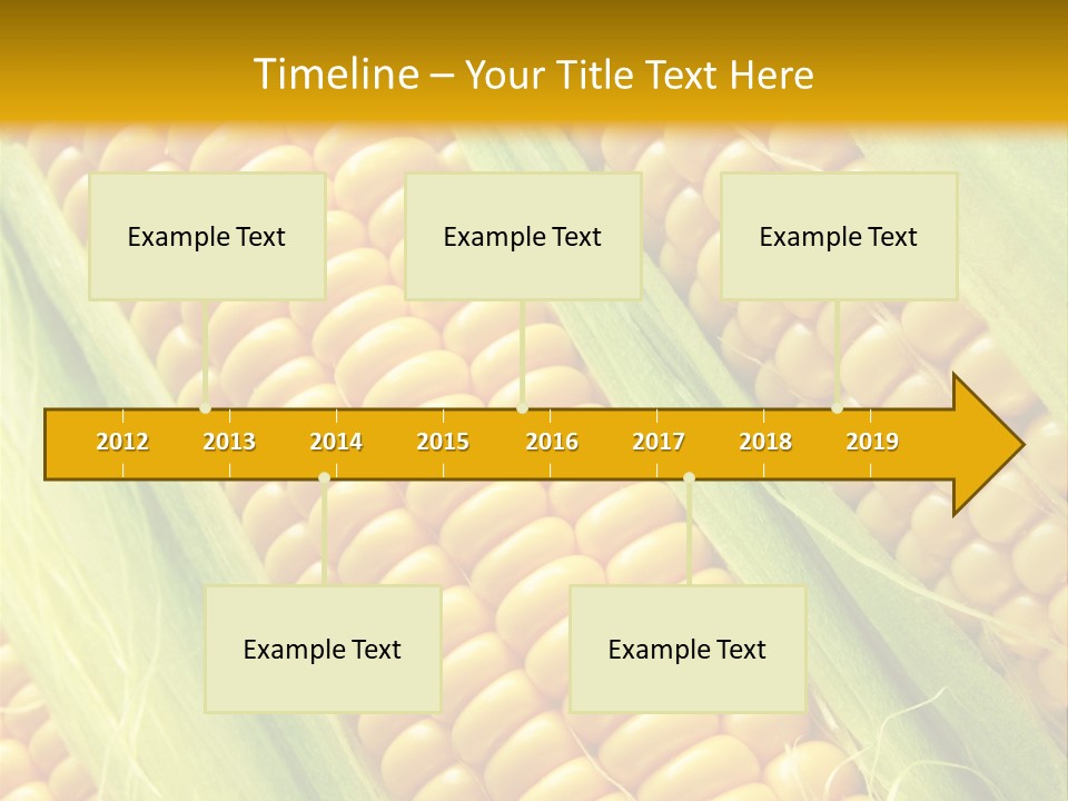 Imagem De Milho PowerPoint Template