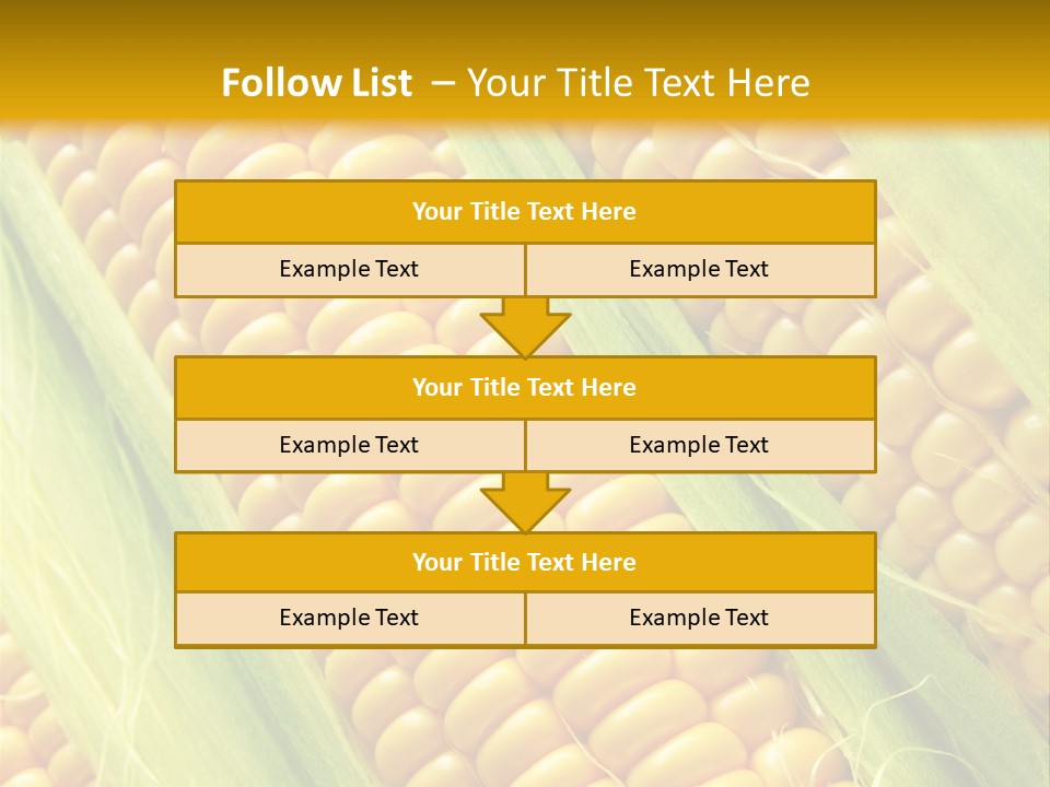 Imagem De Milho PowerPoint Template