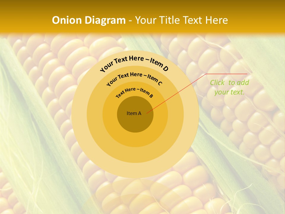 Imagem De Milho PowerPoint Template