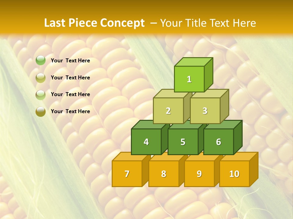 Imagem De Milho PowerPoint Template