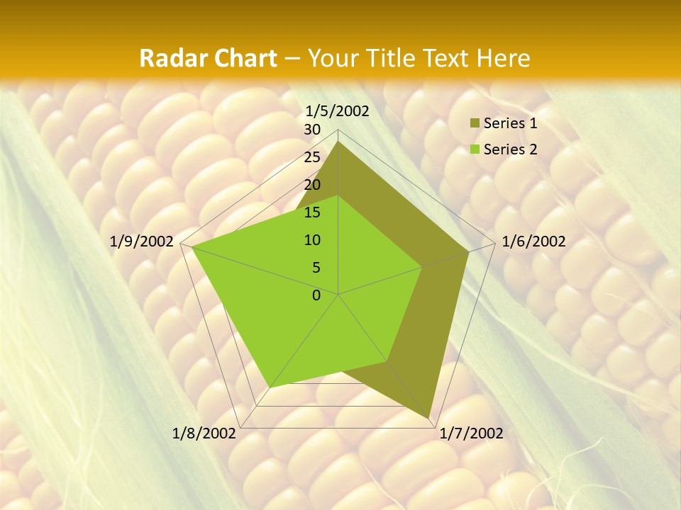 Imagem De Milho PowerPoint Template