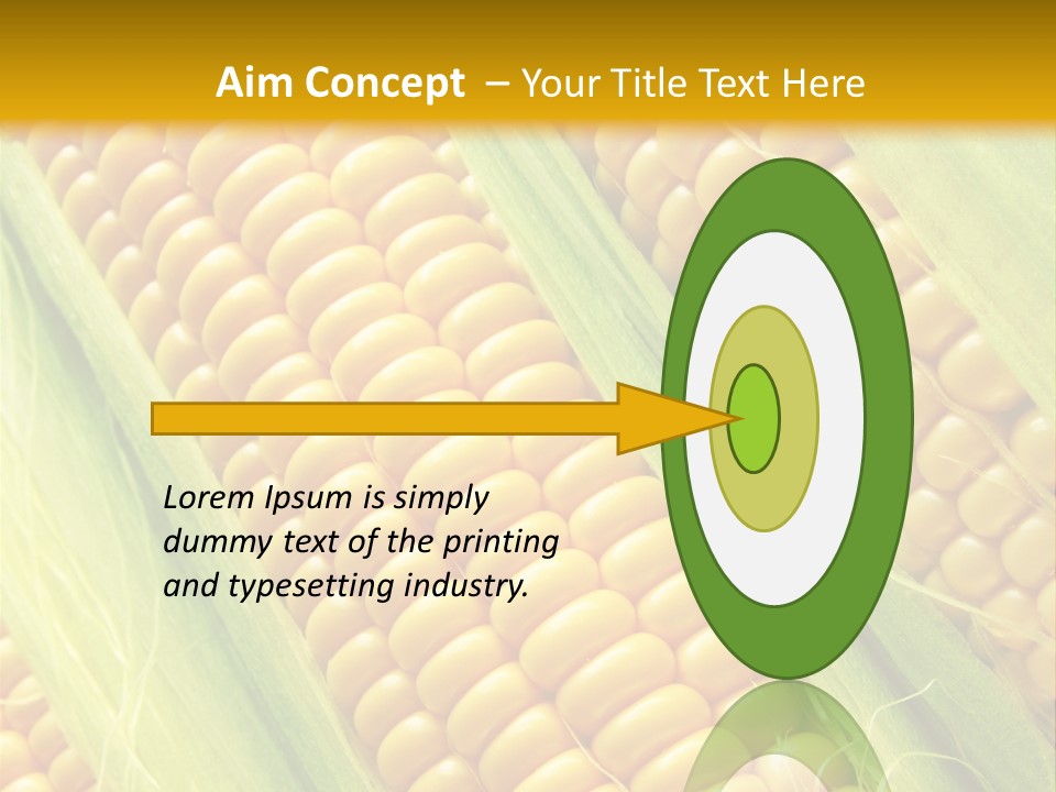 Imagem De Milho PowerPoint Template