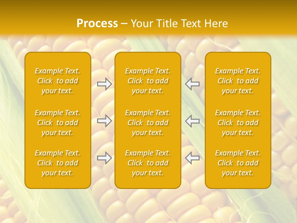 Imagem De Milho PowerPoint Template