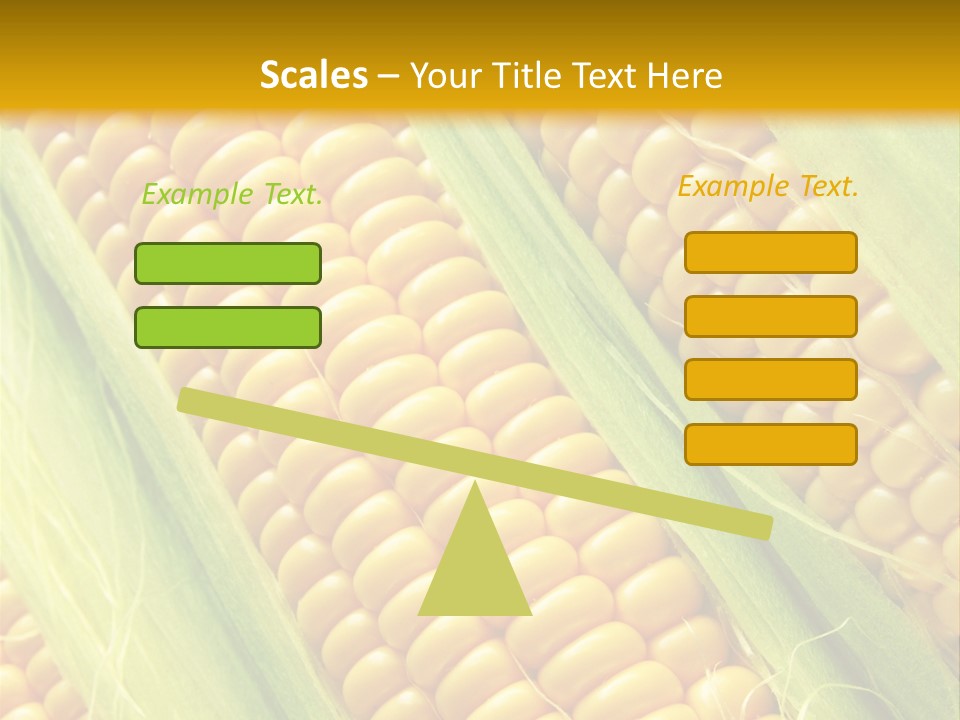 Imagem De Milho PowerPoint Template