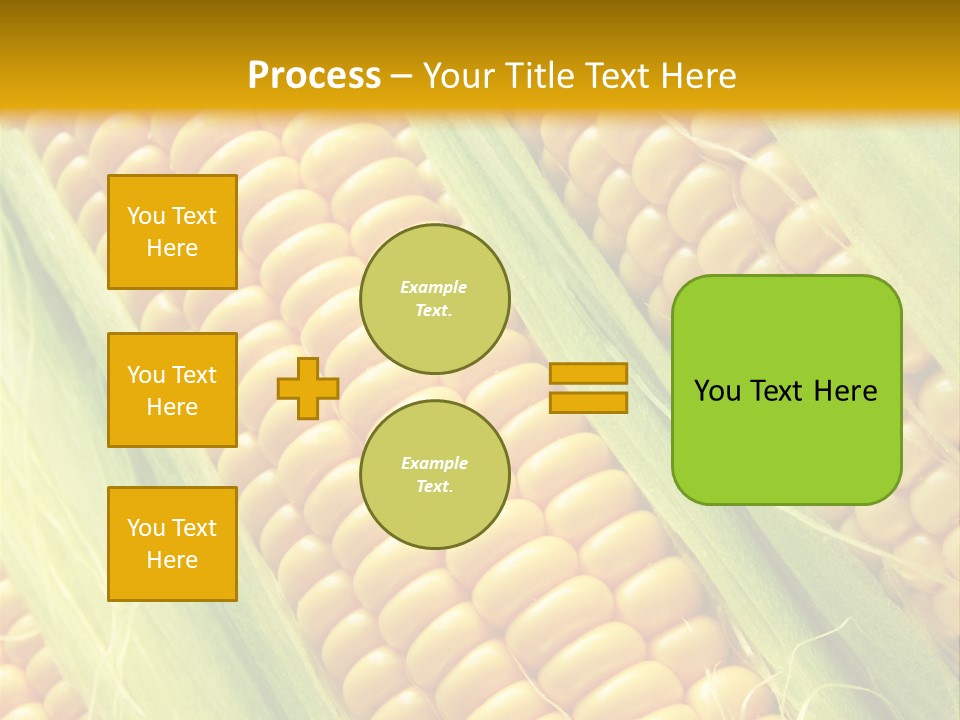 Imagem De Milho PowerPoint Template