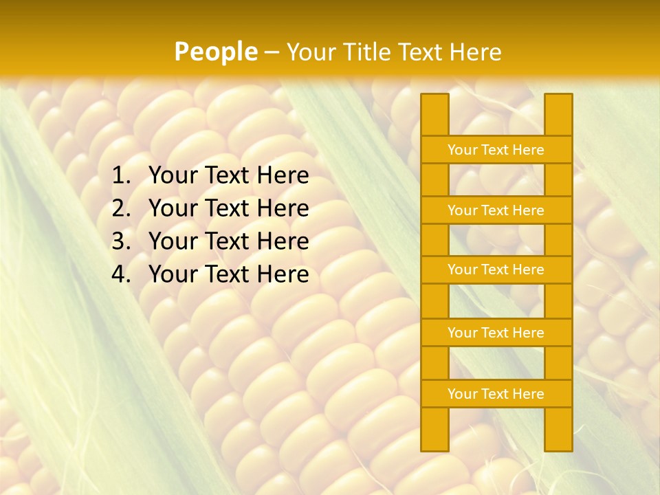 Imagem De Milho PowerPoint Template