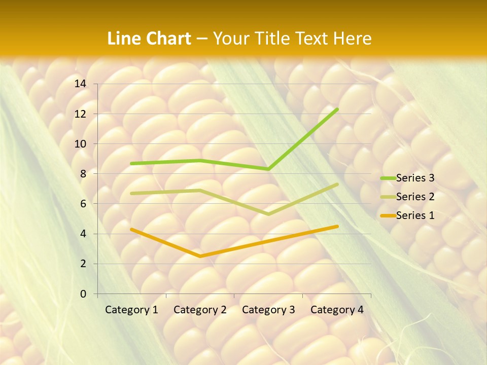 Imagem De Milho PowerPoint Template