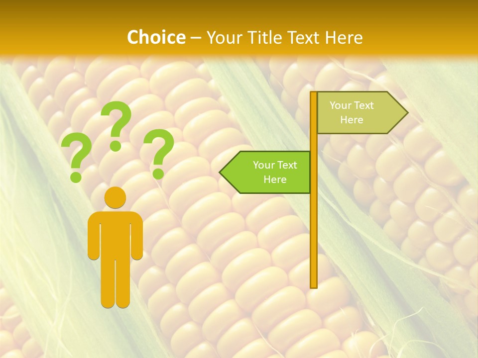 Imagem De Milho PowerPoint Template