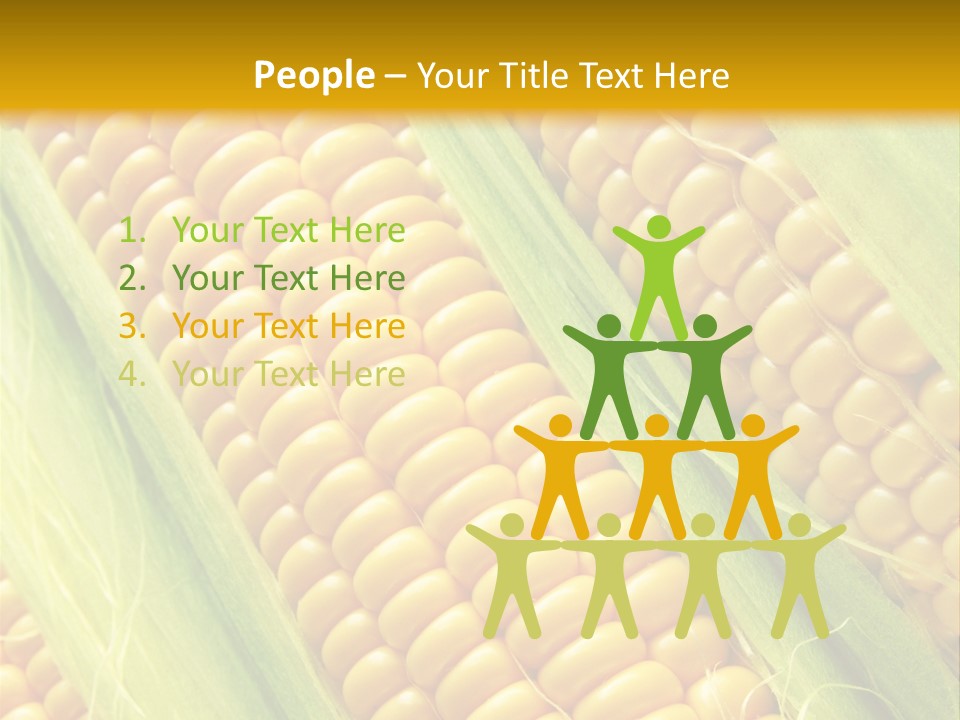 Imagem De Milho PowerPoint Template