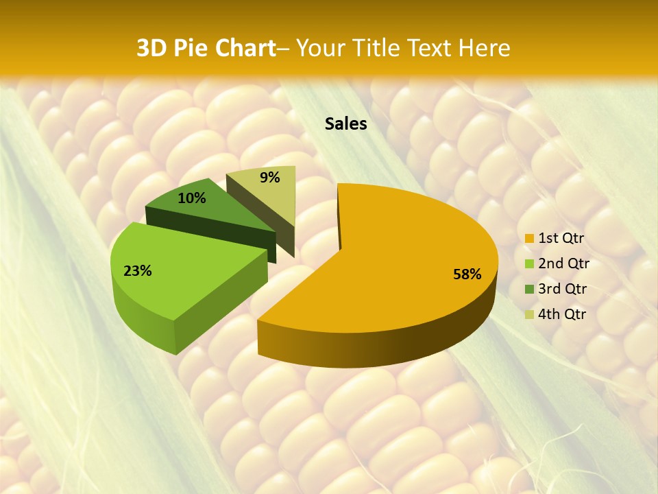 Imagem De Milho PowerPoint Template