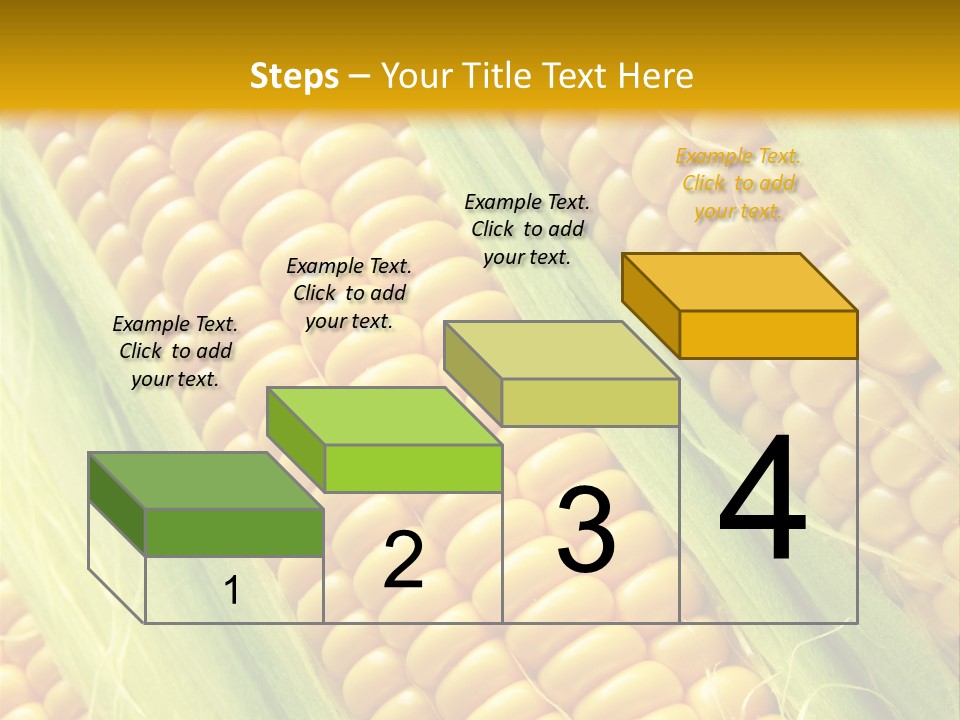 Imagem De Milho PowerPoint Template