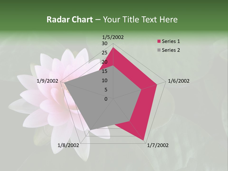 Water Lily PowerPoint Template