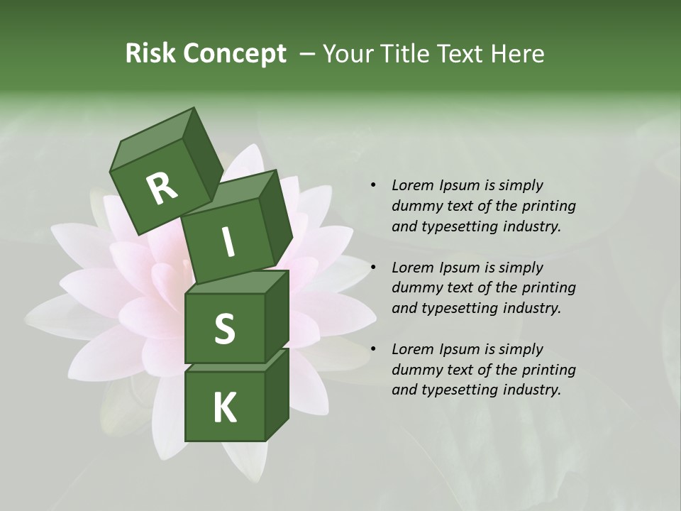 Water Lily PowerPoint Template