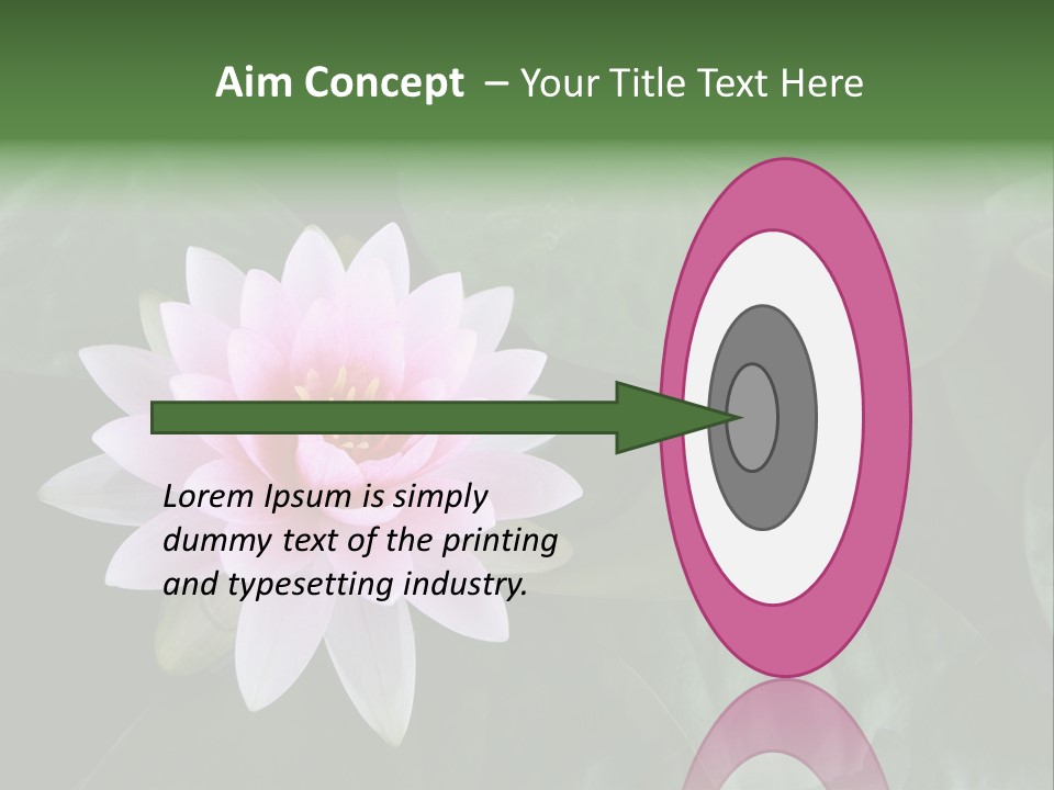 Water Lily PowerPoint Template