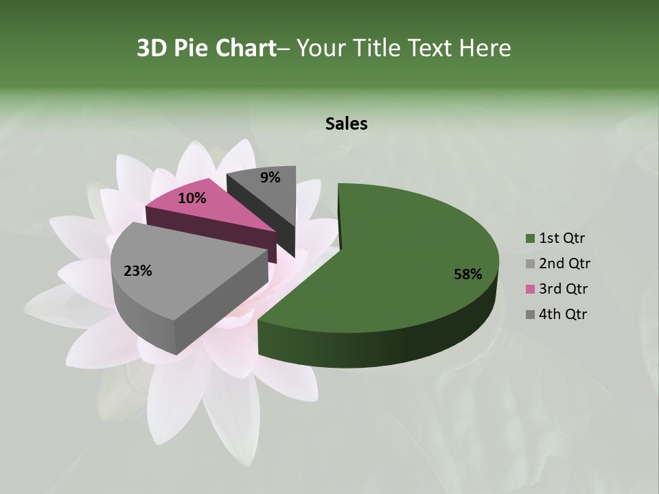 Water Lily PowerPoint Template