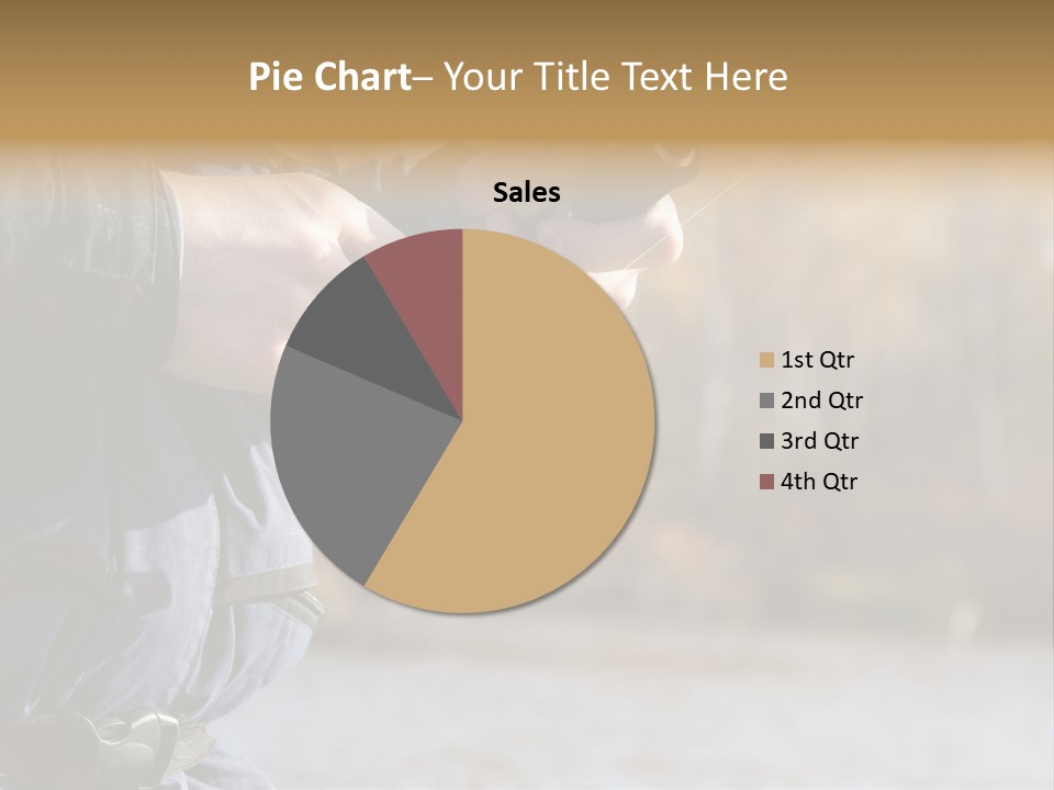 Minnow Bass Suspending PowerPoint Template