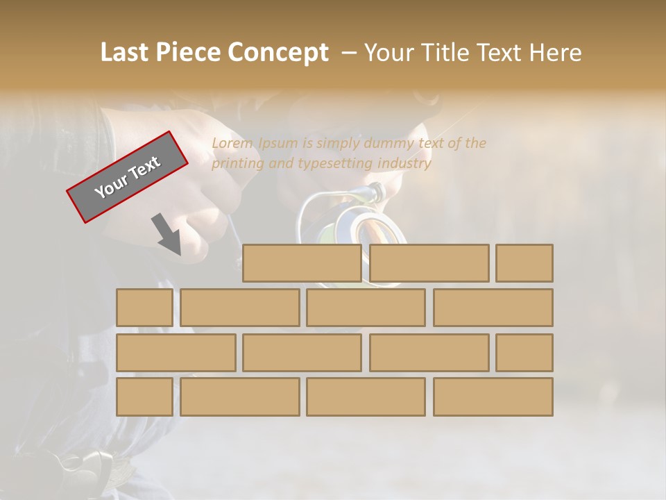 Minnow Bass Suspending PowerPoint Template