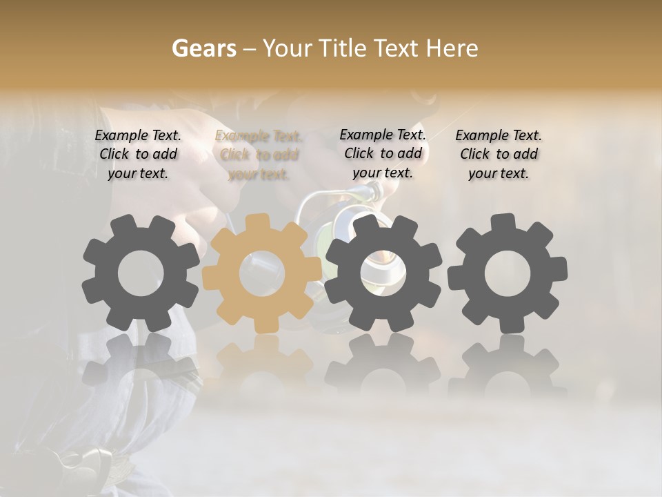 Minnow Bass Suspending PowerPoint Template