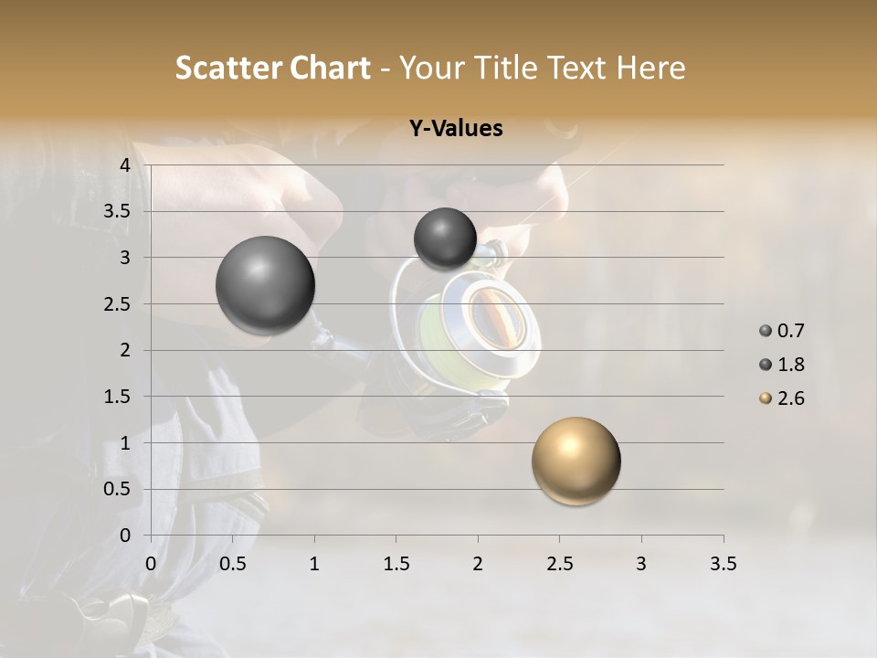 Minnow Bass Suspending PowerPoint Template