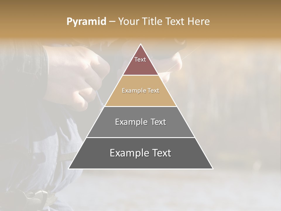 Minnow Bass Suspending PowerPoint Template