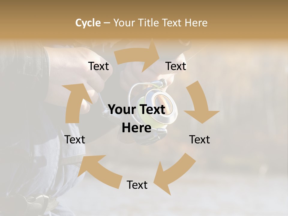 Minnow Bass Suspending PowerPoint Template