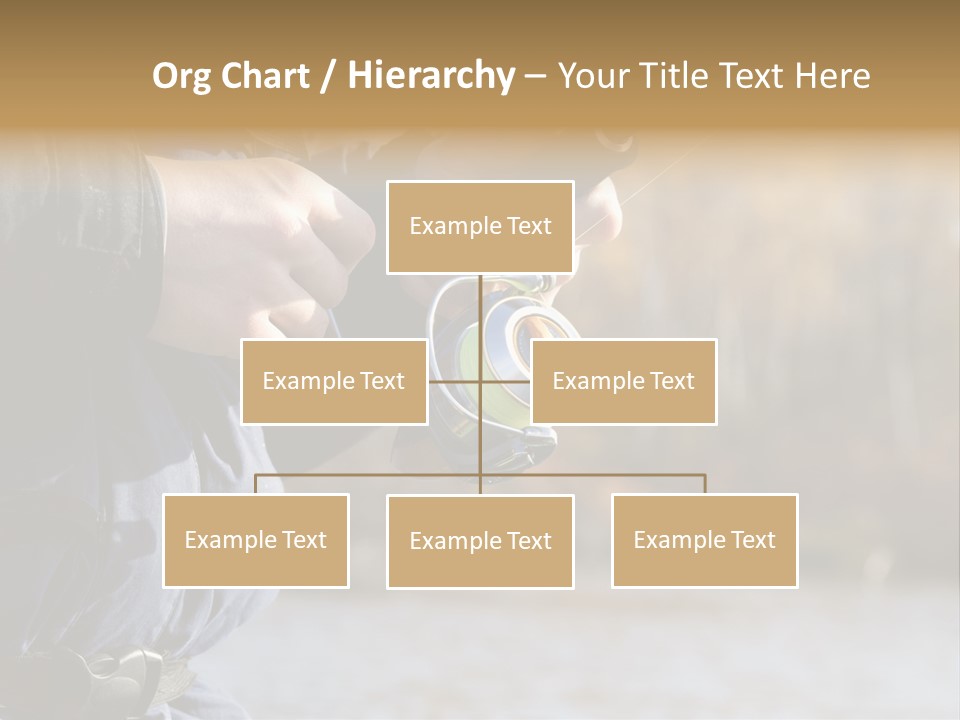 Minnow Bass Suspending PowerPoint Template
