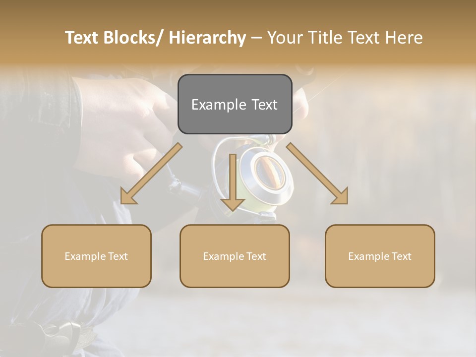 Minnow Bass Suspending PowerPoint Template