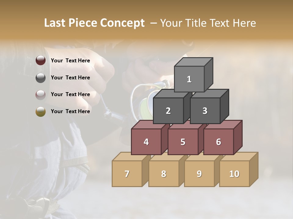 Minnow Bass Suspending PowerPoint Template