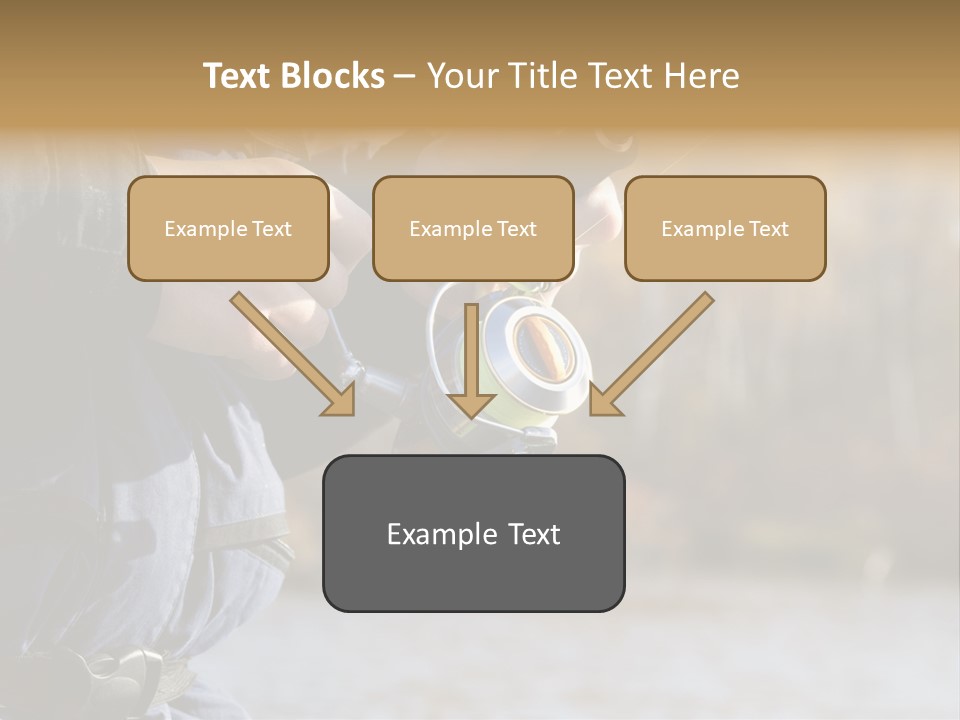 Minnow Bass Suspending PowerPoint Template