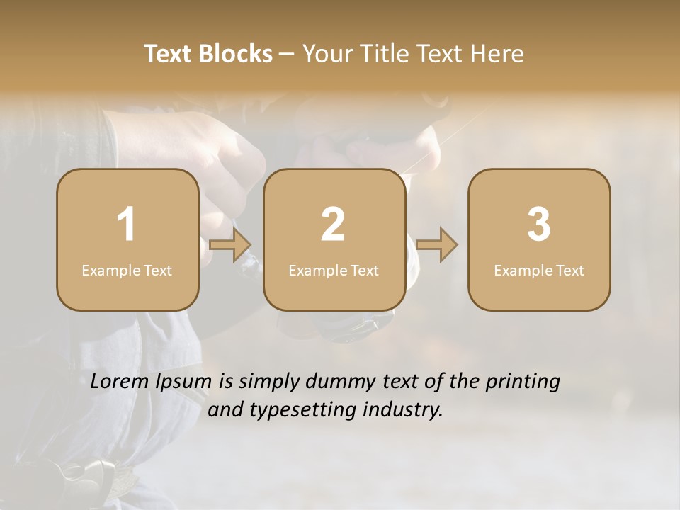 Minnow Bass Suspending PowerPoint Template