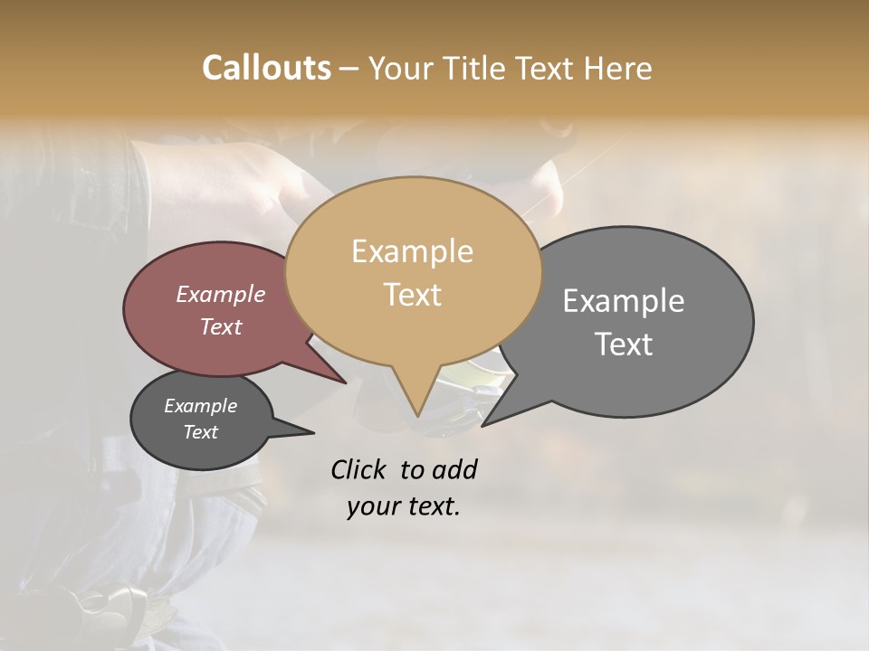Minnow Bass Suspending PowerPoint Template