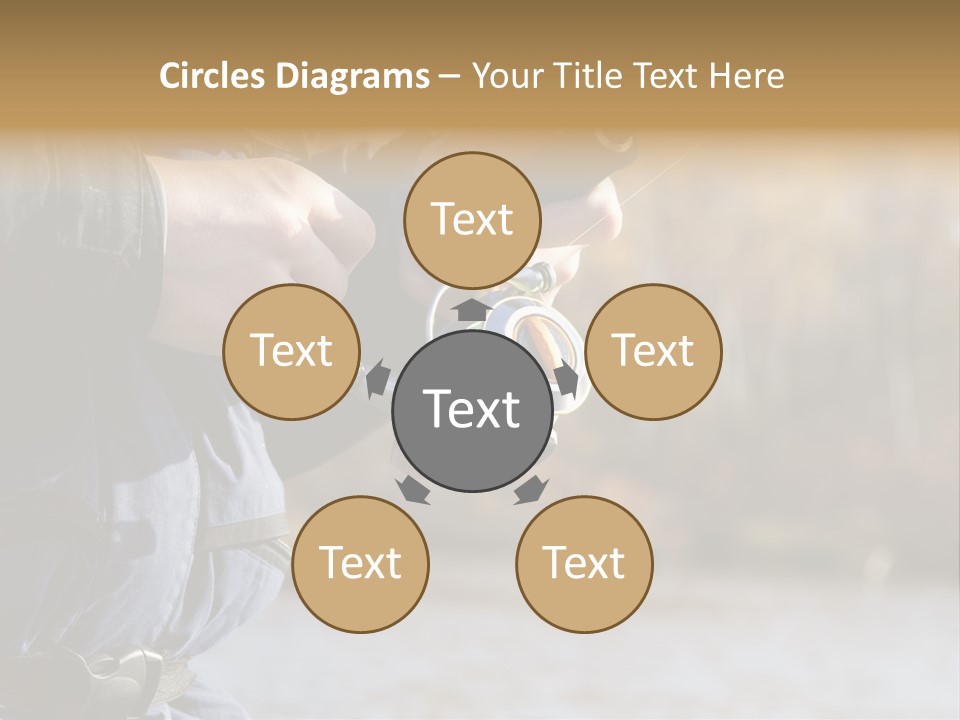 Minnow Bass Suspending PowerPoint Template