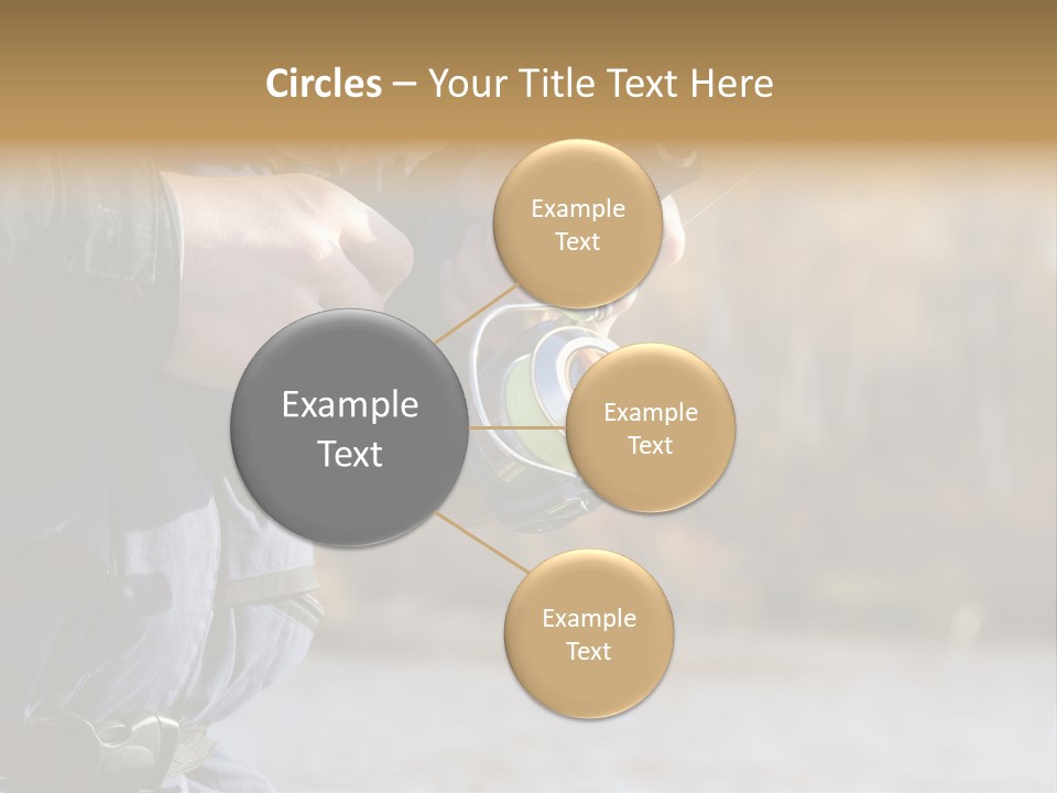 Minnow Bass Suspending PowerPoint Template