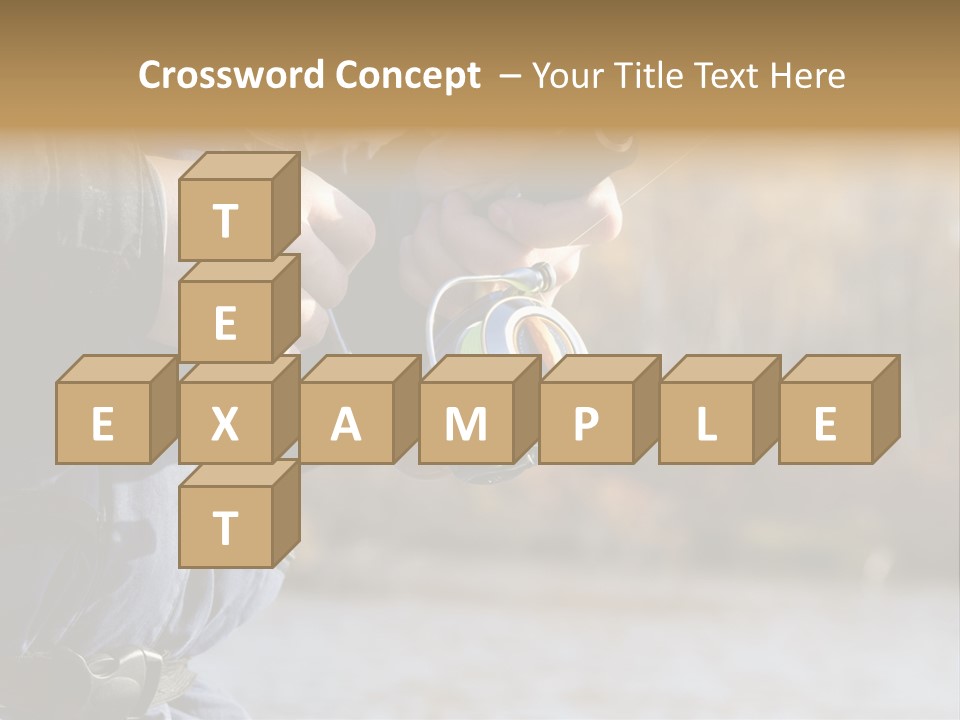 Minnow Bass Suspending PowerPoint Template