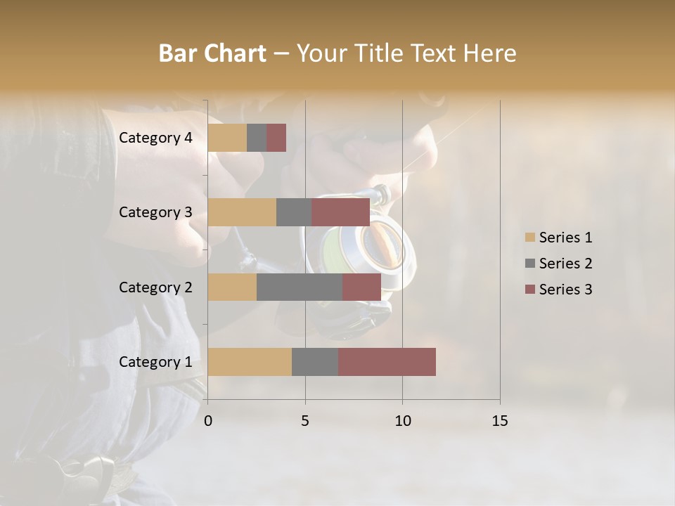 Minnow Bass Suspending PowerPoint Template