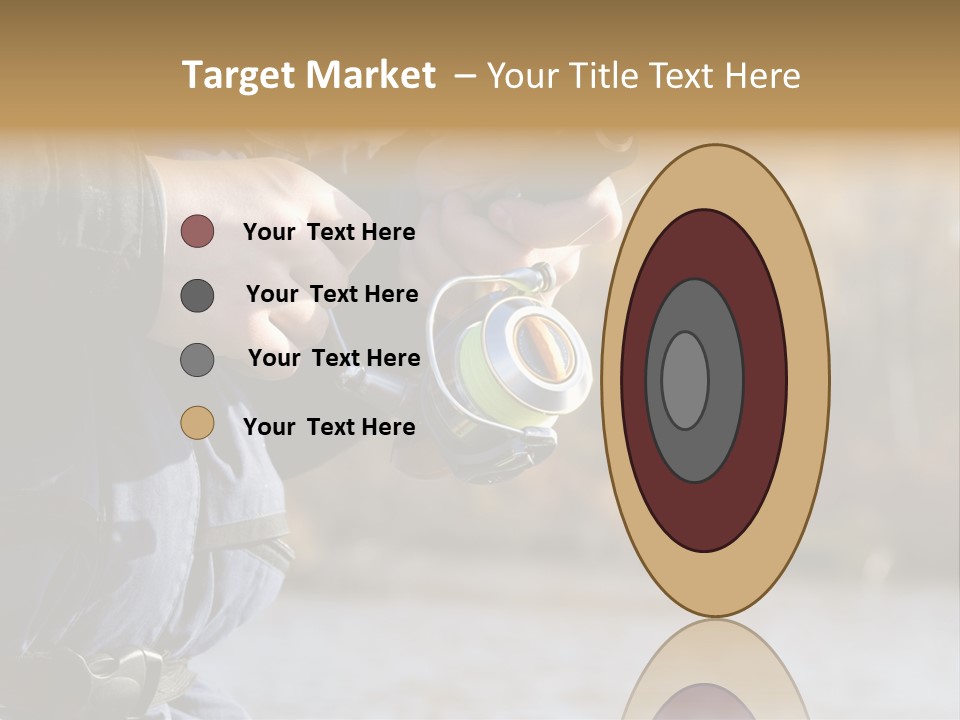 Minnow Bass Suspending PowerPoint Template