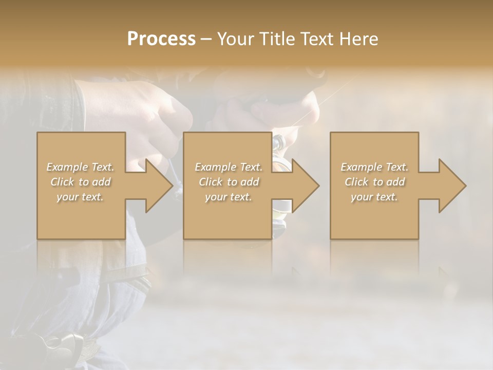 Minnow Bass Suspending PowerPoint Template