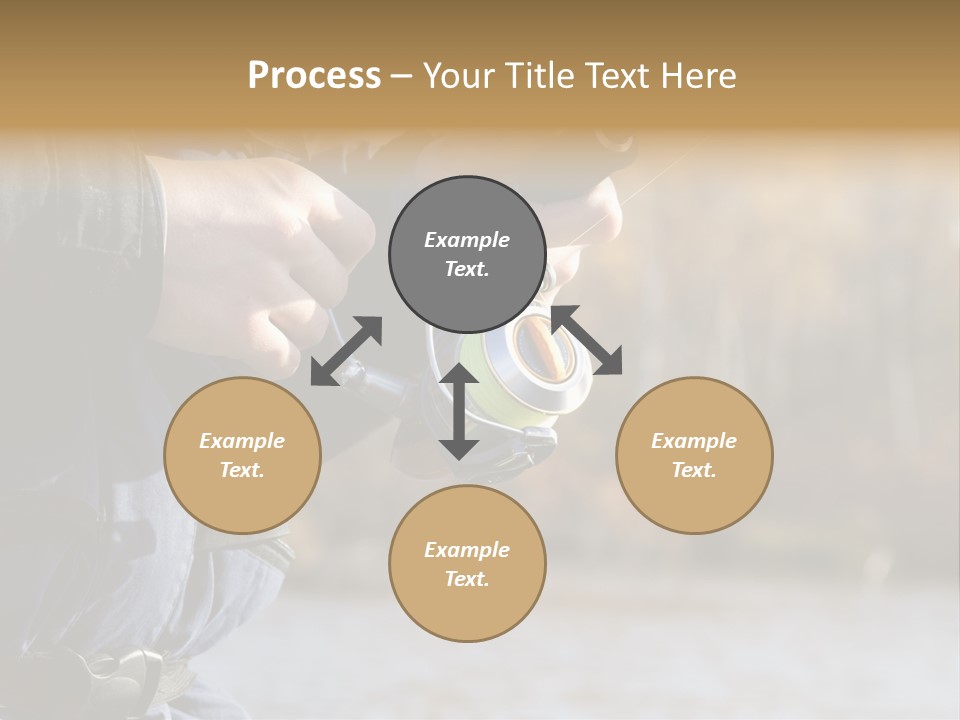 Minnow Bass Suspending PowerPoint Template