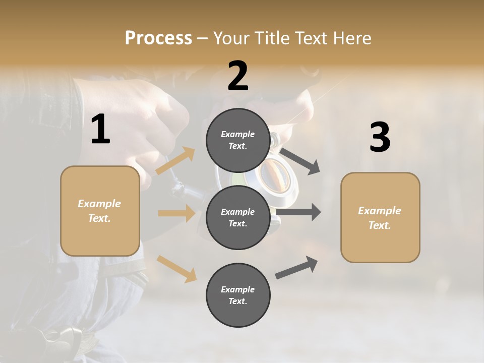 Minnow Bass Suspending PowerPoint Template