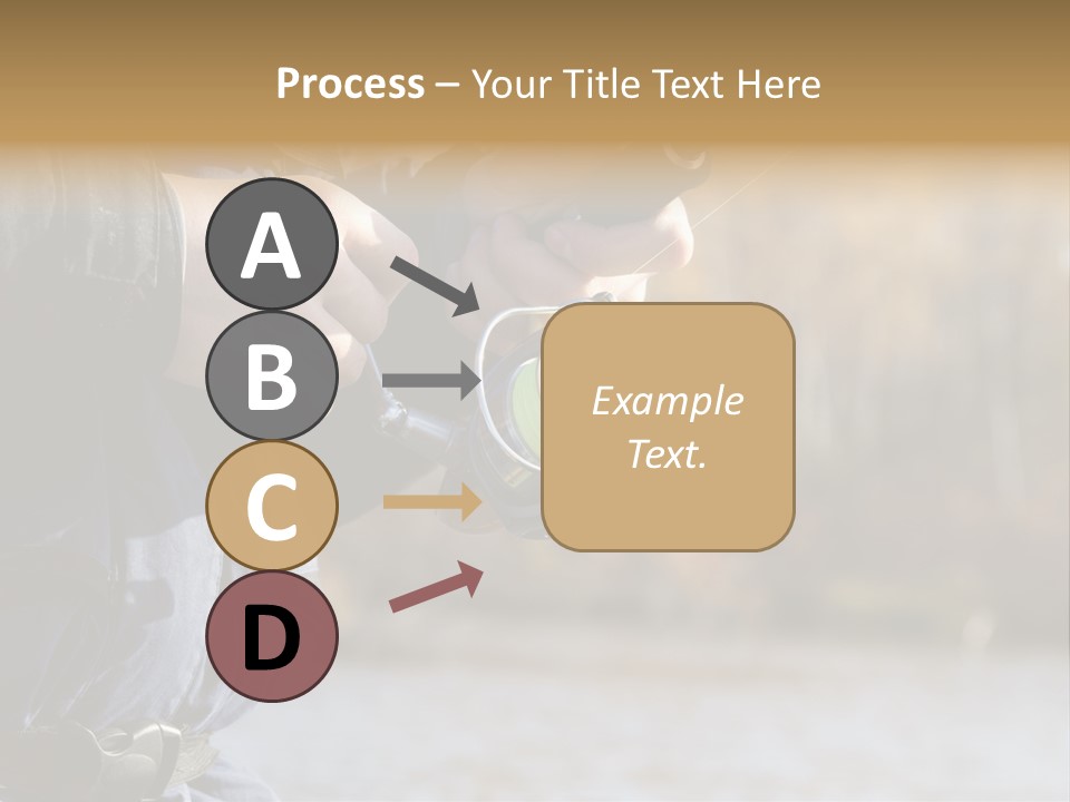 Minnow Bass Suspending PowerPoint Template