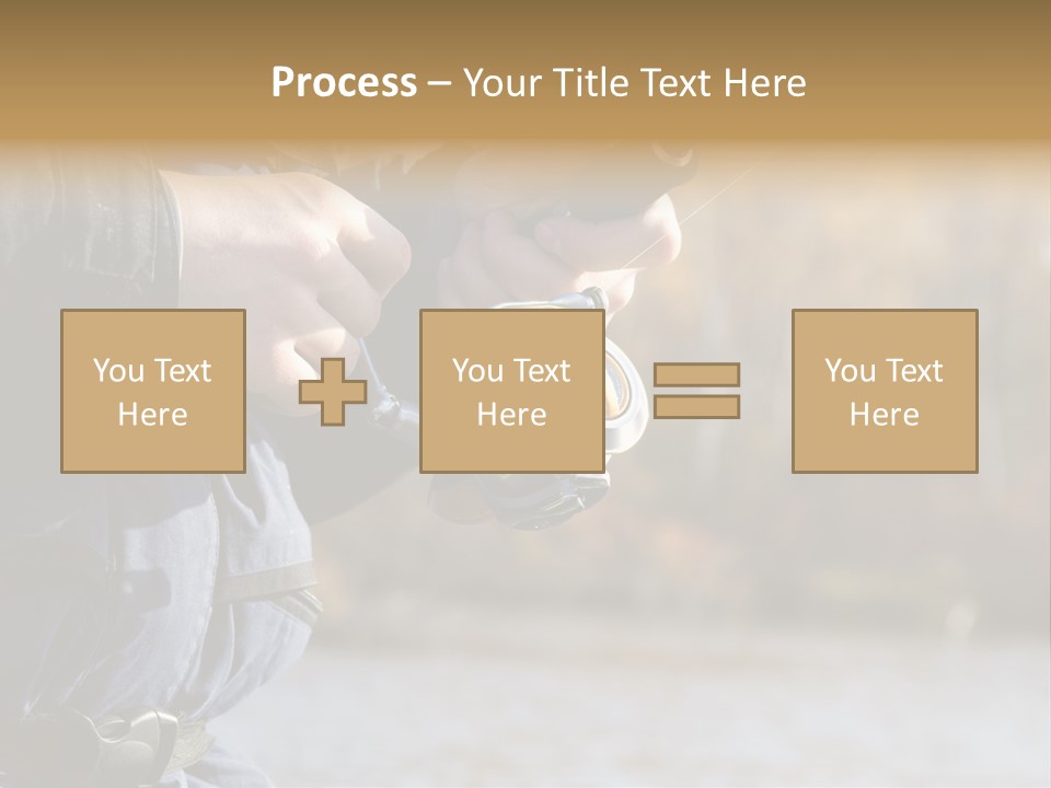 Minnow Bass Suspending PowerPoint Template