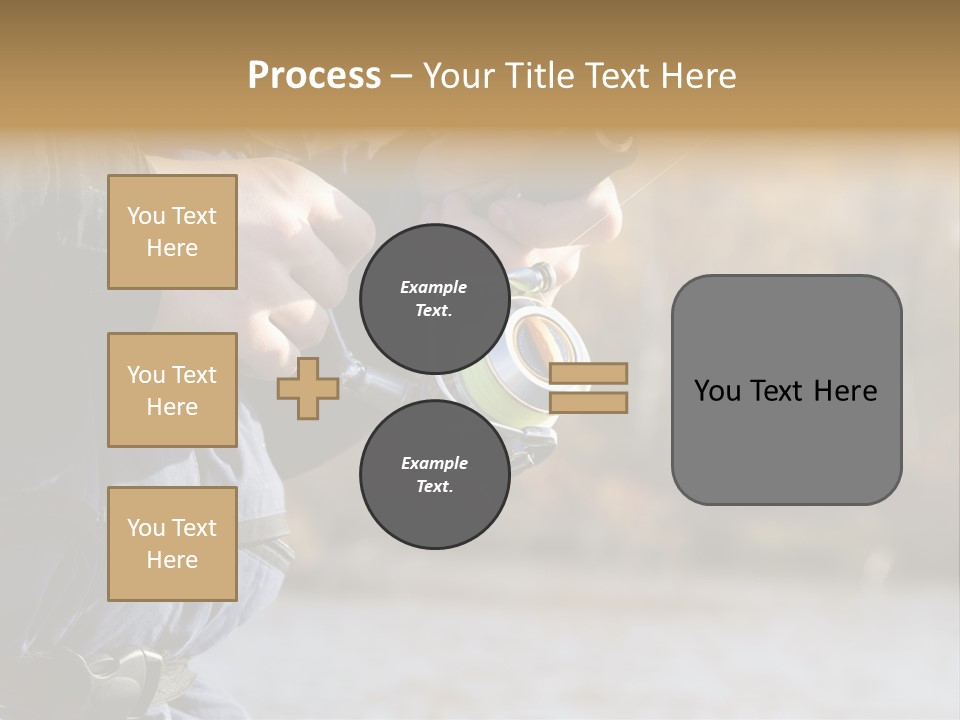 Minnow Bass Suspending PowerPoint Template