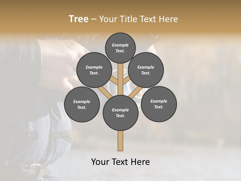 Minnow Bass Suspending PowerPoint Template