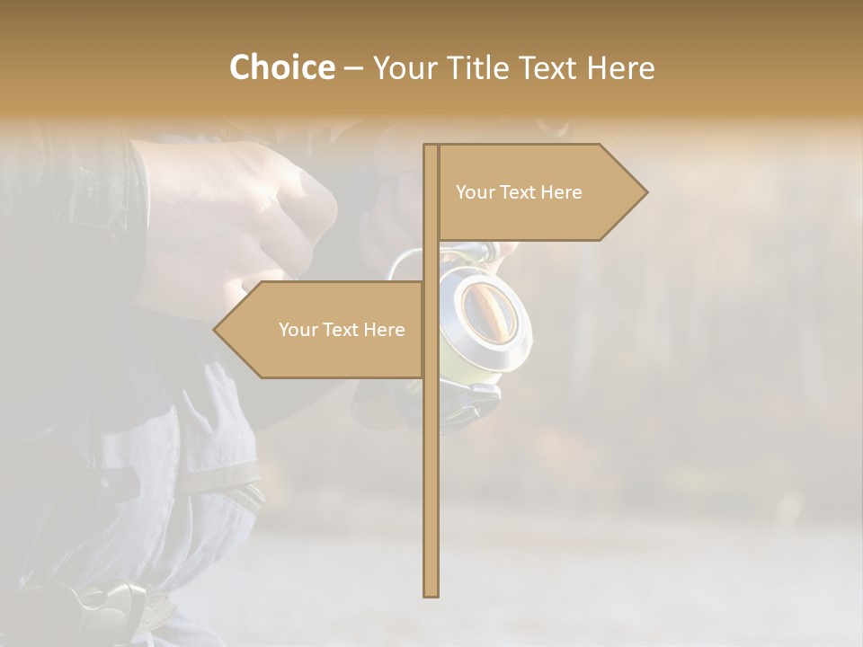 Minnow Bass Suspending PowerPoint Template