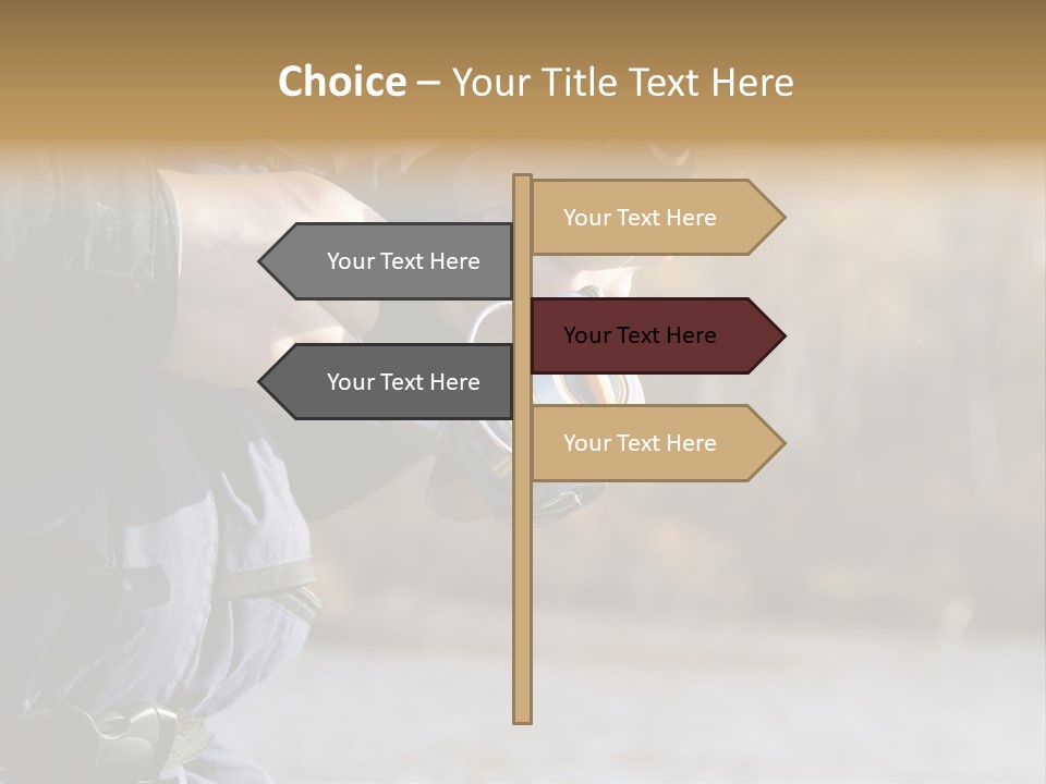 Minnow Bass Suspending PowerPoint Template