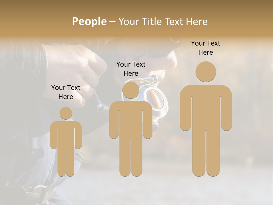 Minnow Bass Suspending PowerPoint Template